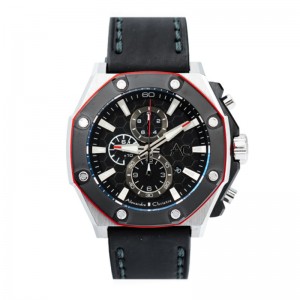 Alexandre Christie AC 9601 Collection Silver Black MCLTBBA